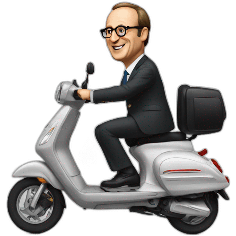 hollande scooter wheeling emoji