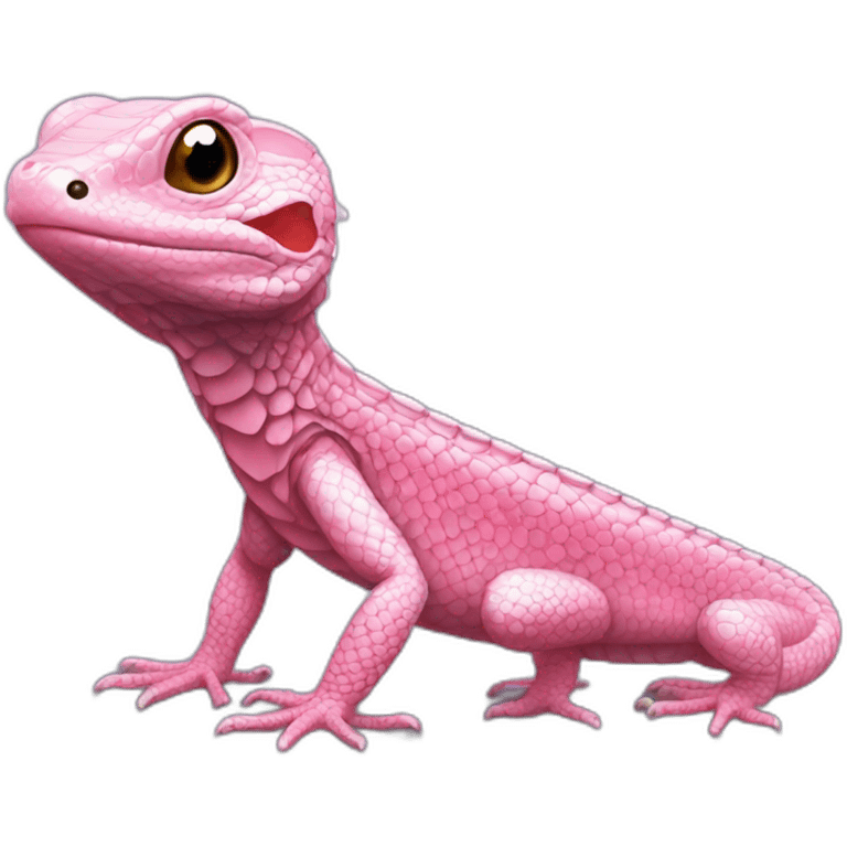 tegu lizard pink emoji