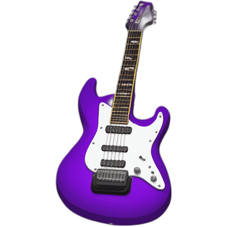 purple elec guitar emoji