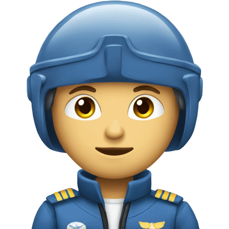 blue angel fighter jet emoji