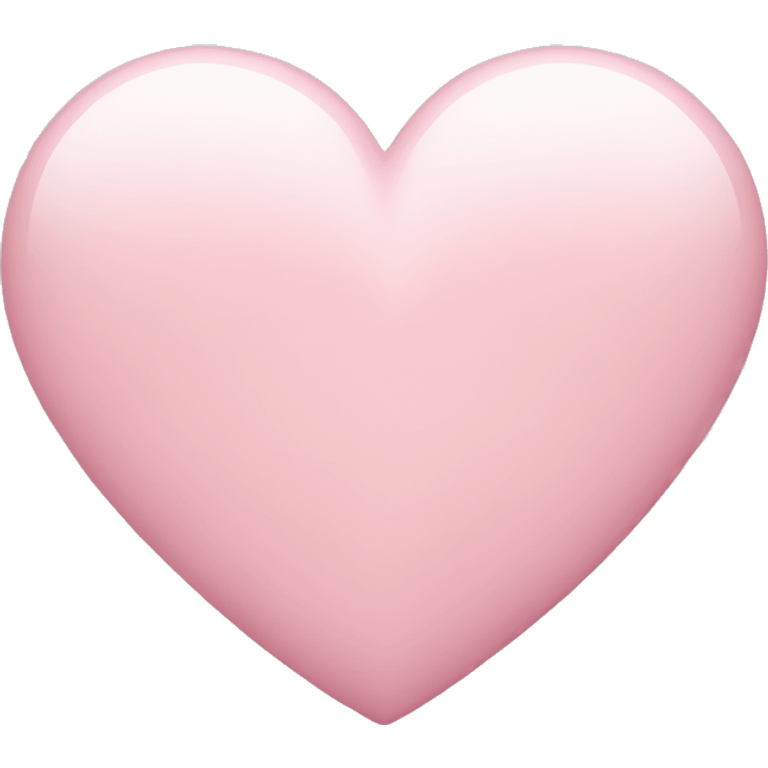 light pink heart emoji