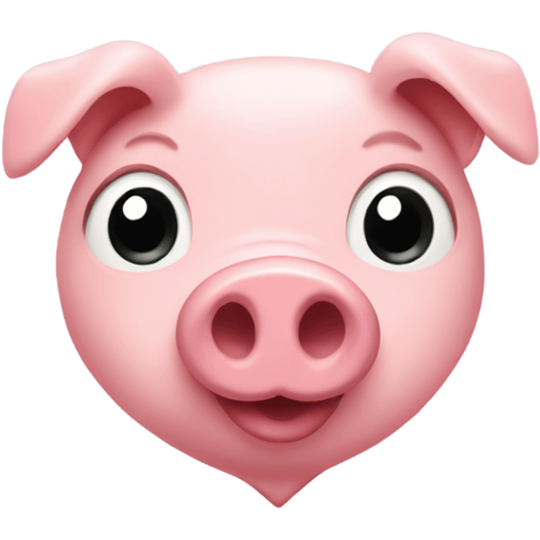 heart with pig nose emoji