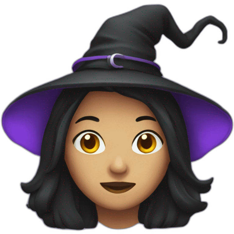 Witch with a headphone emoji