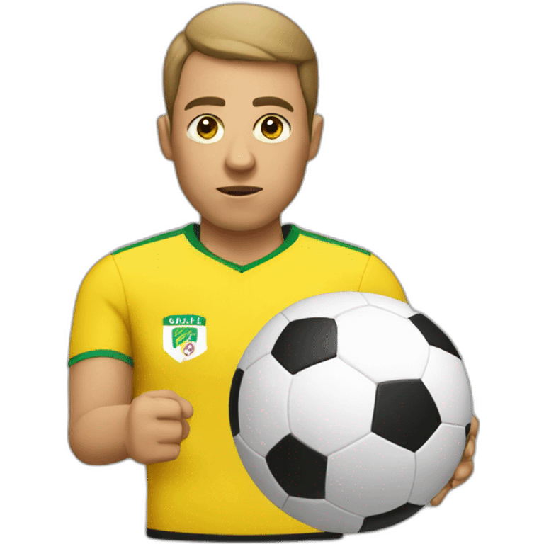 football yellow card  emoji