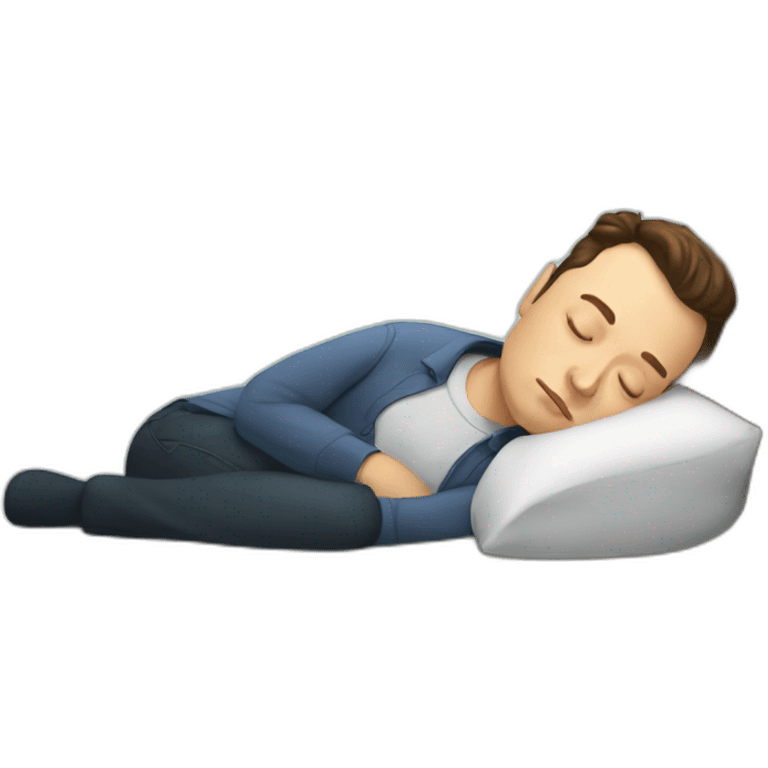 Elon musk sleeping emoji