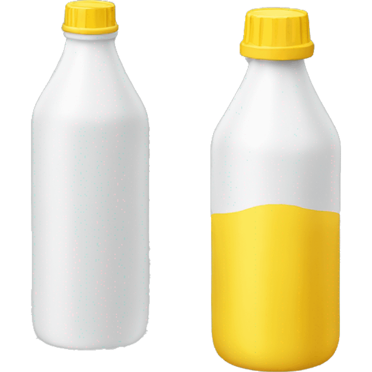 yellow bottle with white top cover emoji