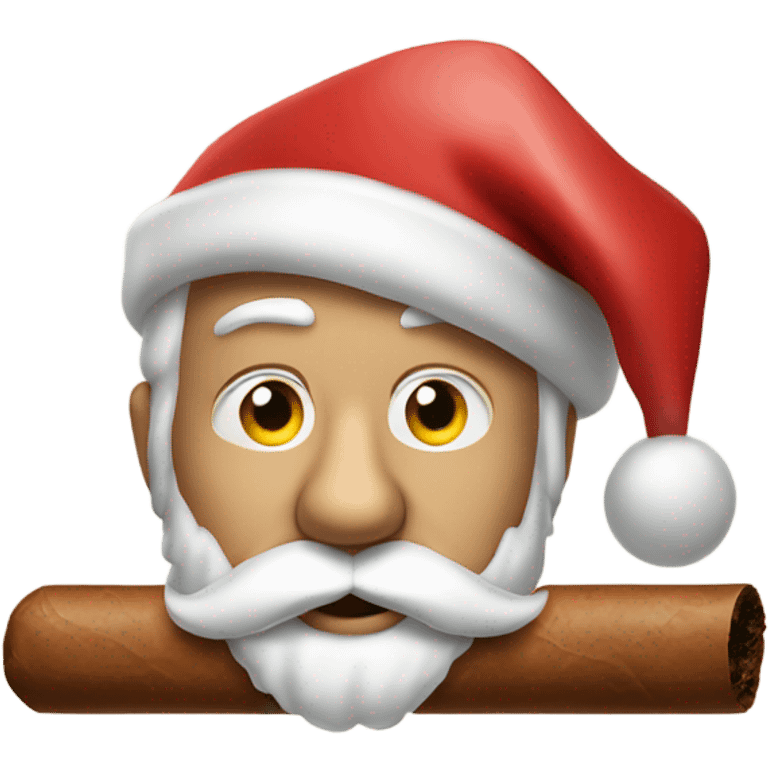 santa claus cigar emoji