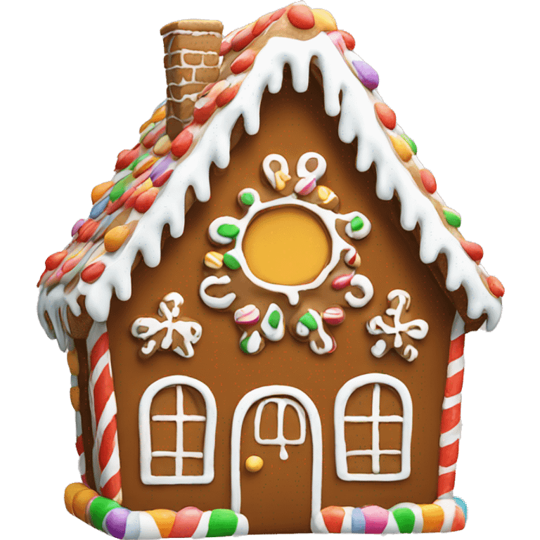 gingerbread house emoji