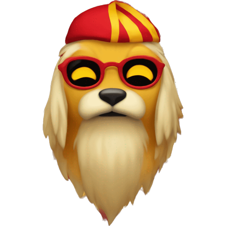 emojy red and yellow gryffon  emoji