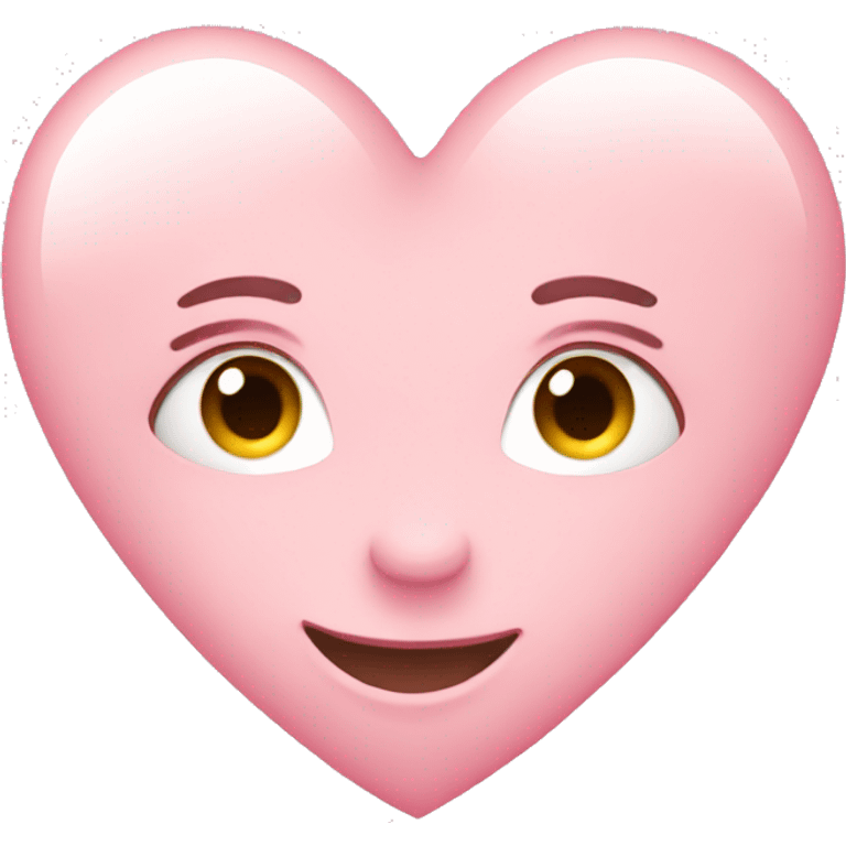 light pink heart emoji