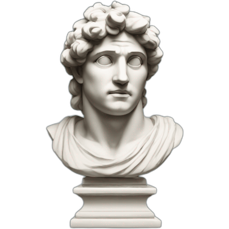 Ancient Greek statue of David emoji