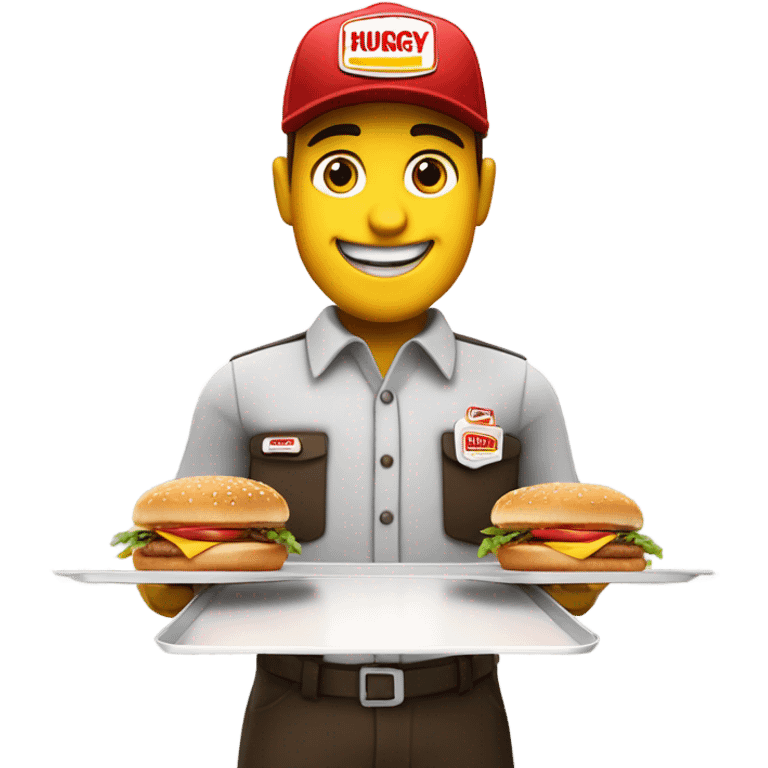 Hungry jacks worker emoji