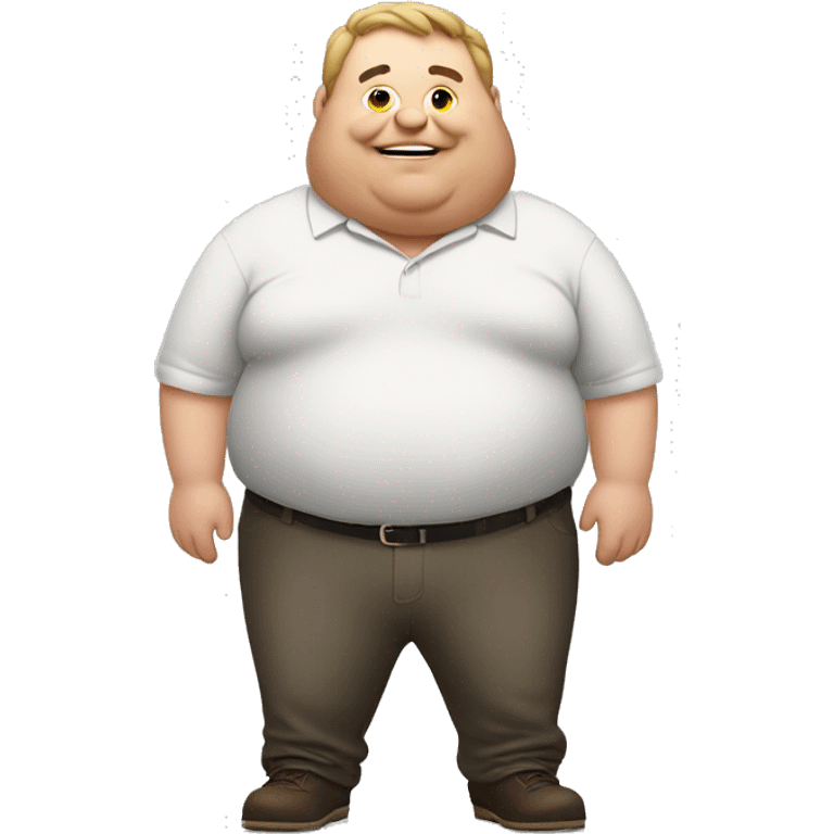 Fat guy emoji