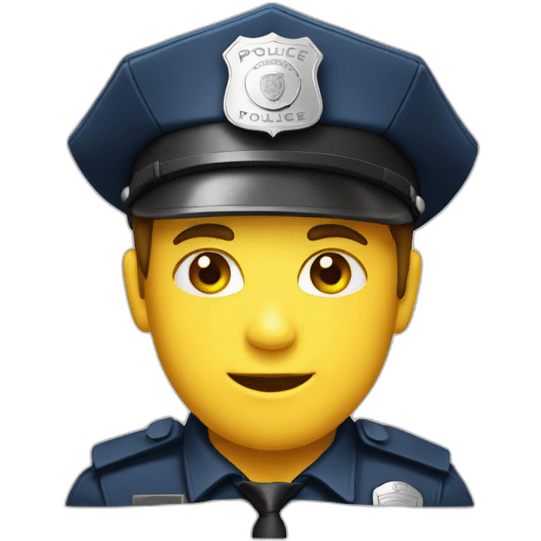 police badge emoji