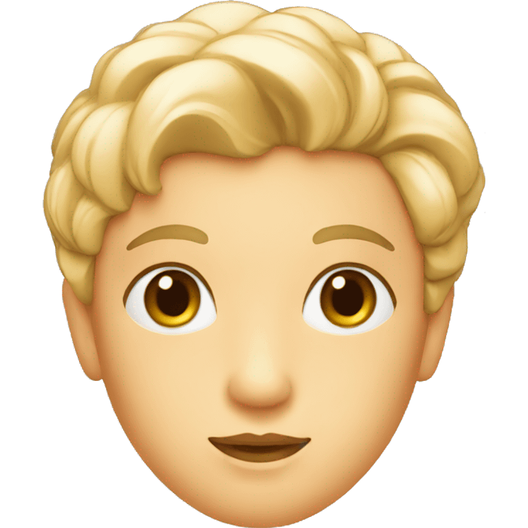 elegant Apricot face emoji