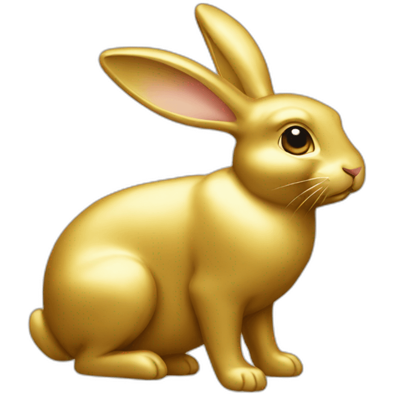 gold rabbit emoji