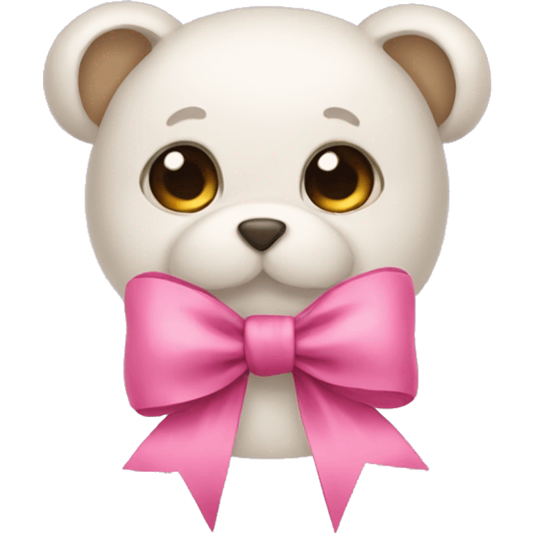 Cute bow emoji