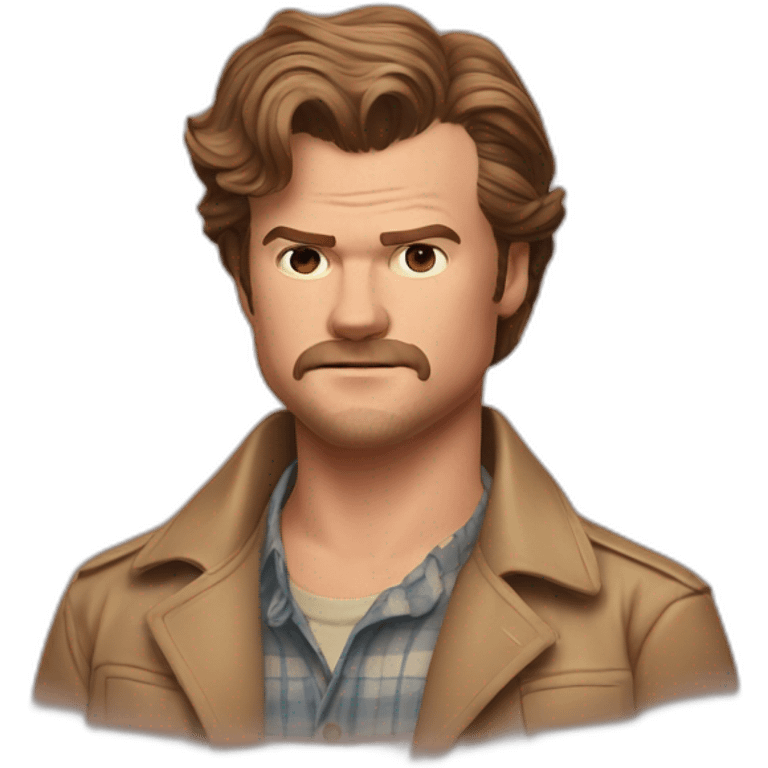 Jim hopper & Steve Harrington  emoji