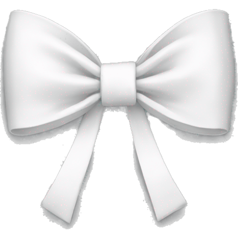 Bow white emoji