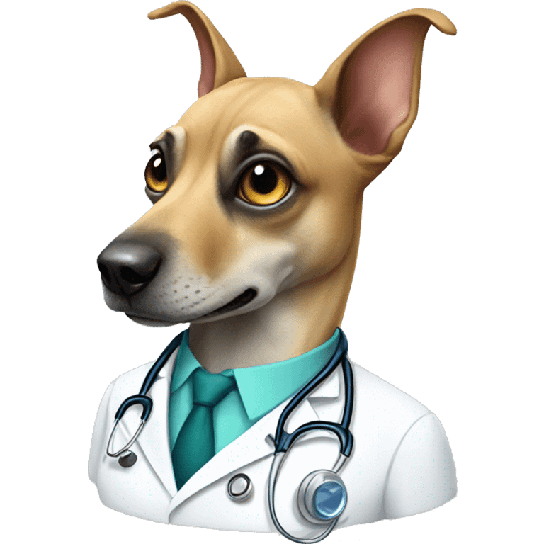 Doctor alien dog emoji