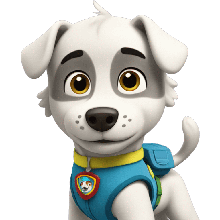 Sky from Paw Patrol emoji