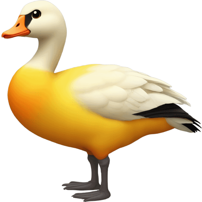 Yellow goose emoji