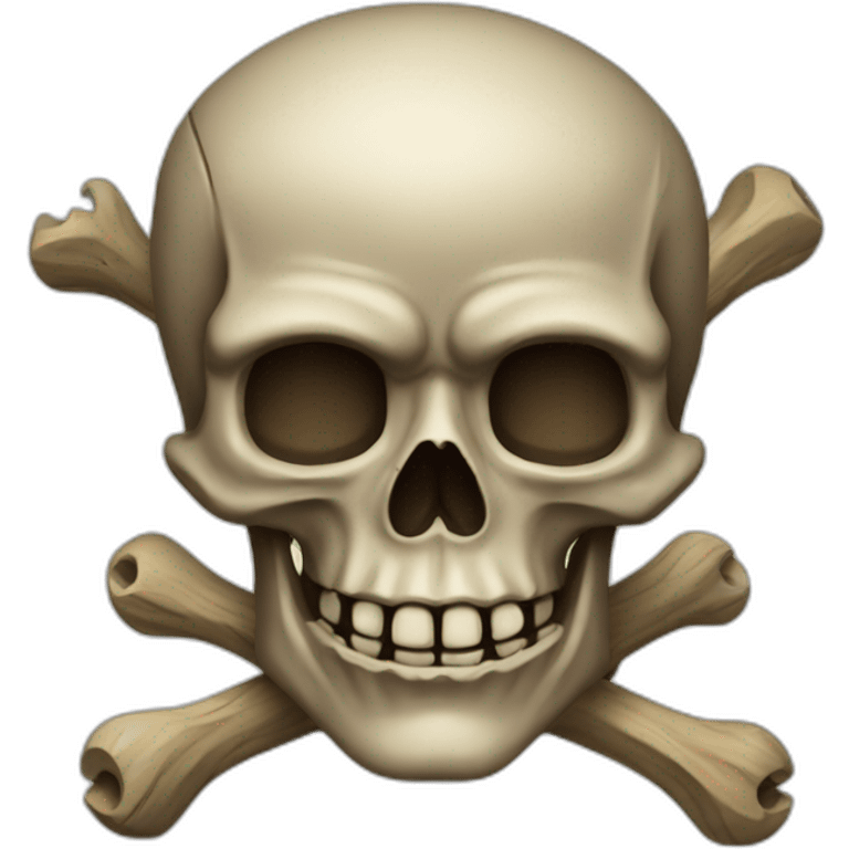 Old cross bones emoji