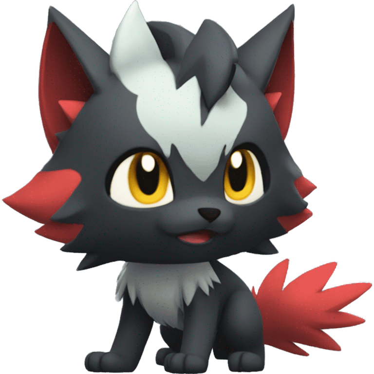 Litten-Zoroark full body emoji