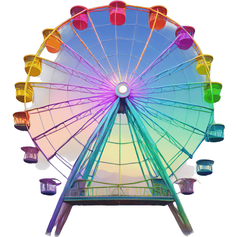 rainbow ferris wheel emoji