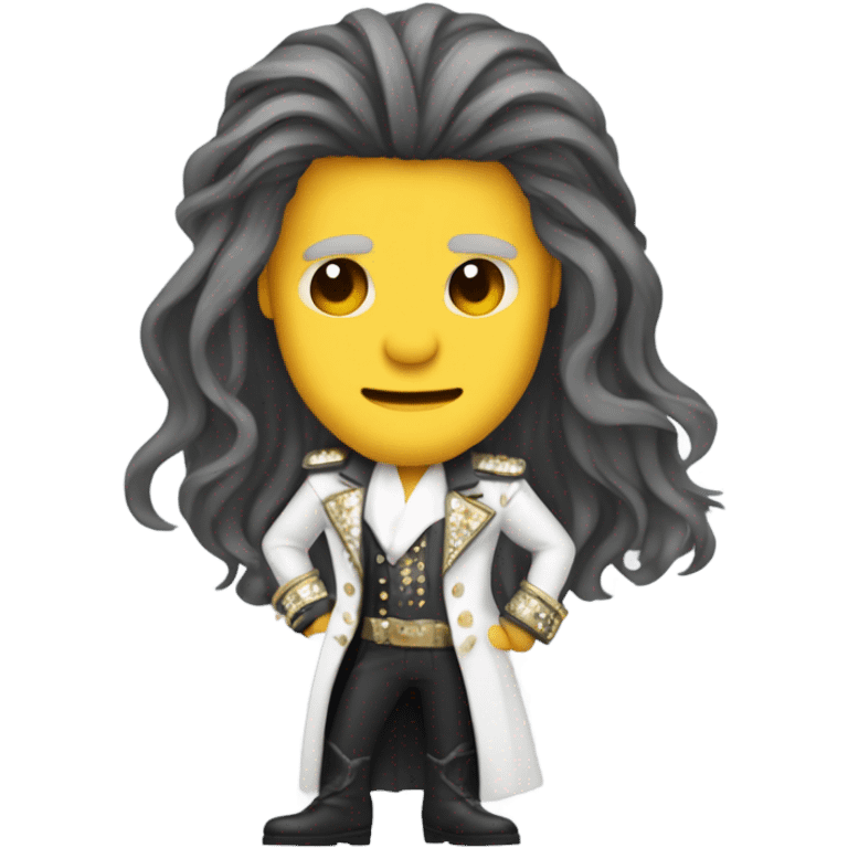 Kier starmer rock star long hair emoji