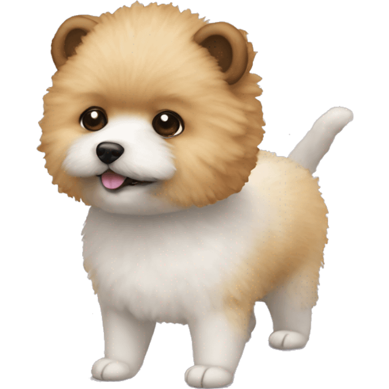 Bichon that looks like a quokka emoji