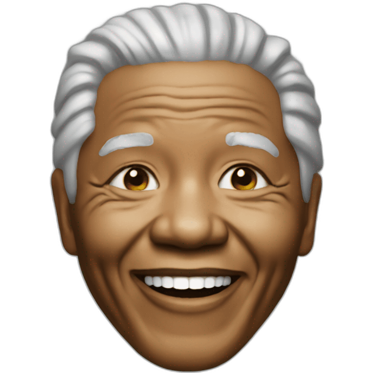 nelson mandela smiling emoji