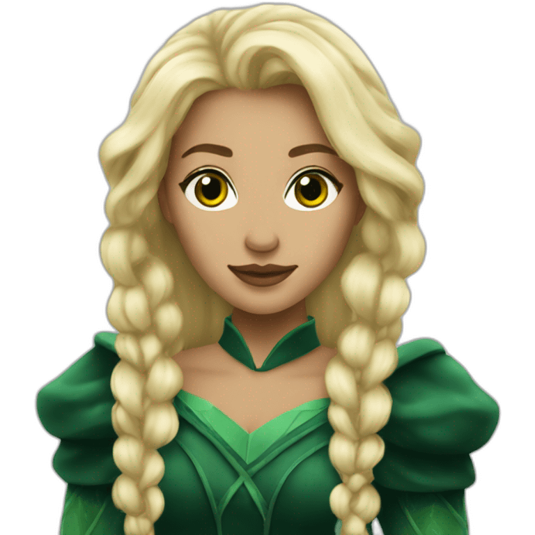 Slytherin princess blonde emoji