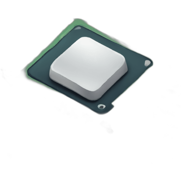 Intel computer chip emoji