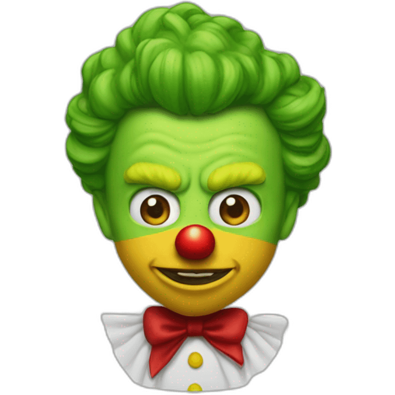 ronald mcdonald entering goblin mode emoji