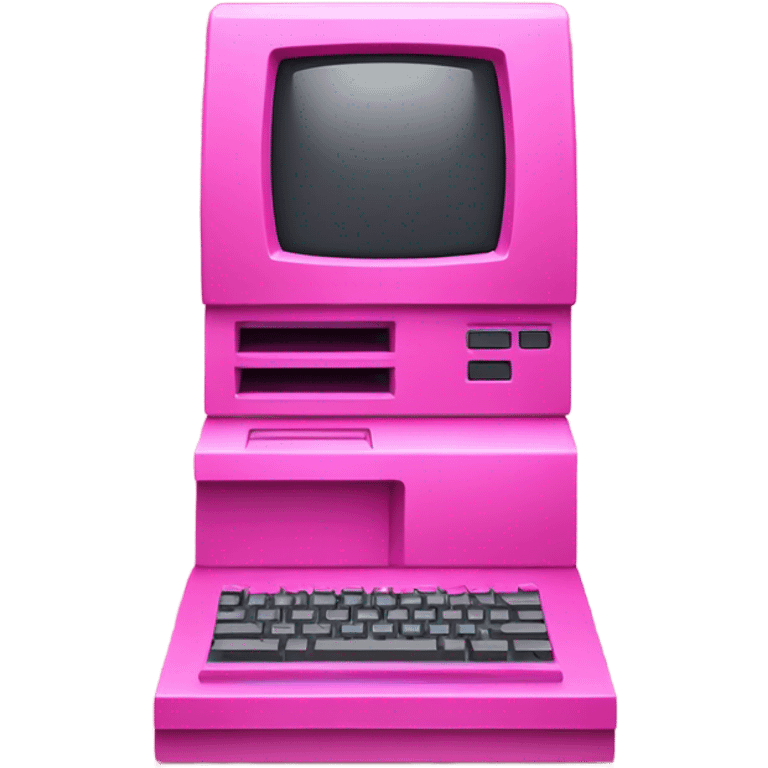 all intensive pink color macintosh computer emoji