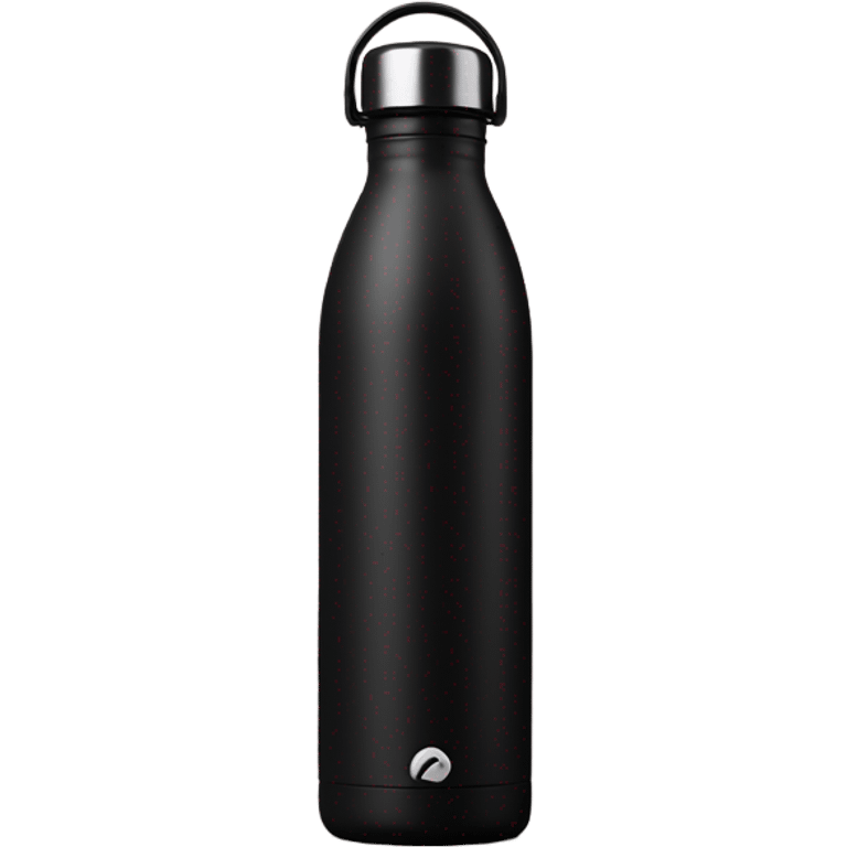 Black water bottle  emoji