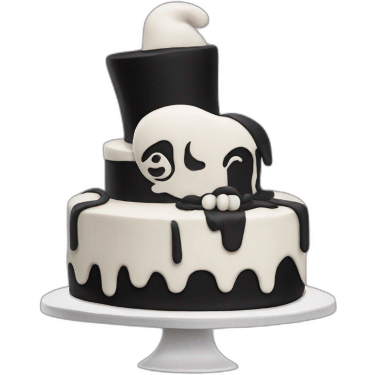 addams family birthday cake emoji