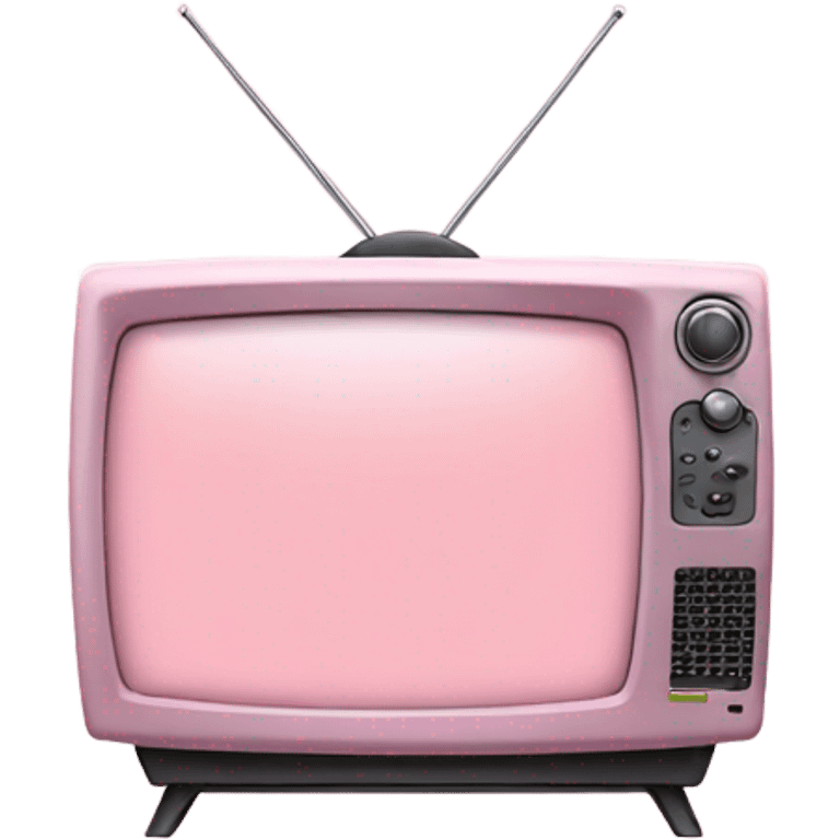 light pink television emoji