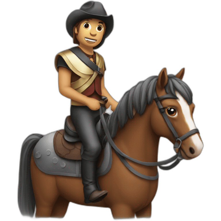 poutin on a horse emoji