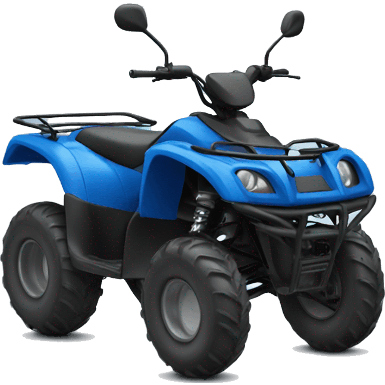 Realistic blue motor outdoor atv  emoji