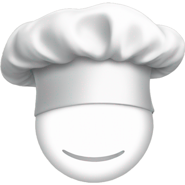 a chef's flat hat emoji