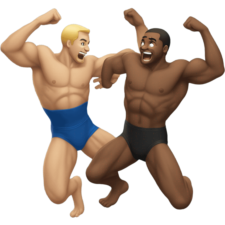 Wrestling emoji