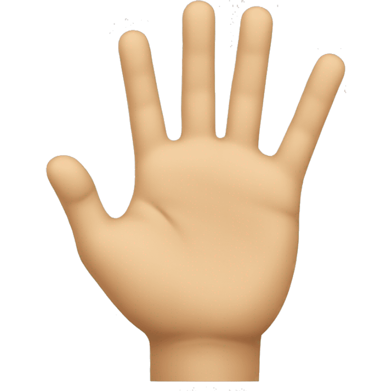 I'd like an emoji of a hand indicating towards me, as though it's pointing directly at me. Can you create that emoji