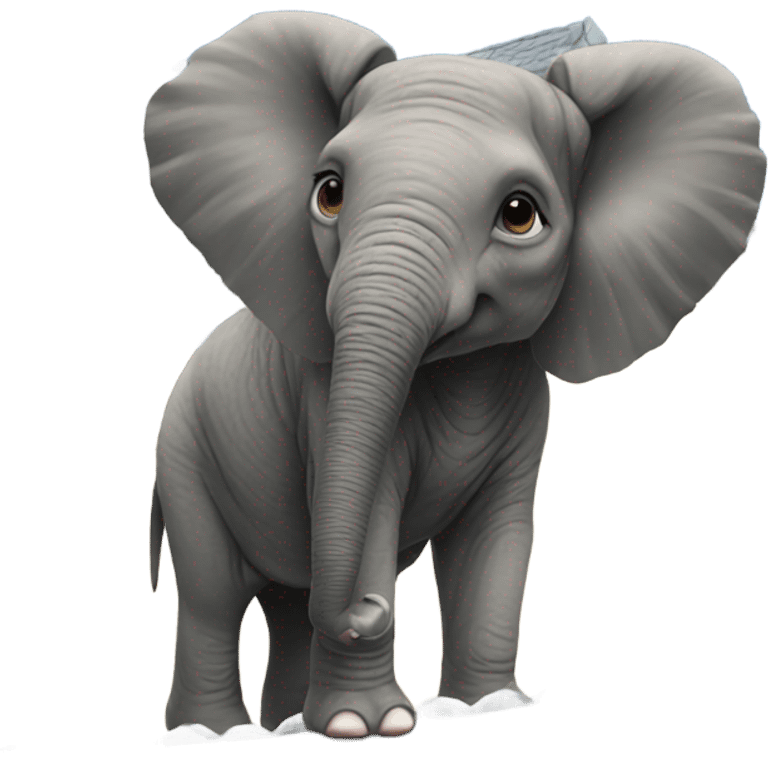 elephant on a house emoji