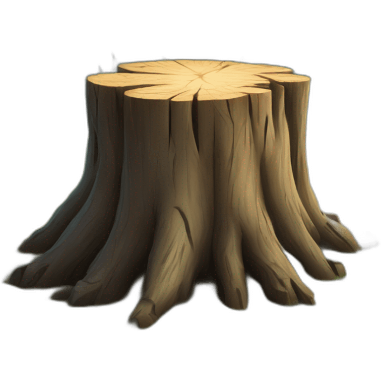 tree stumps slim emoji