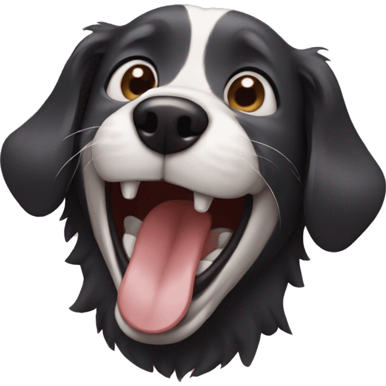 laughing dog emoji