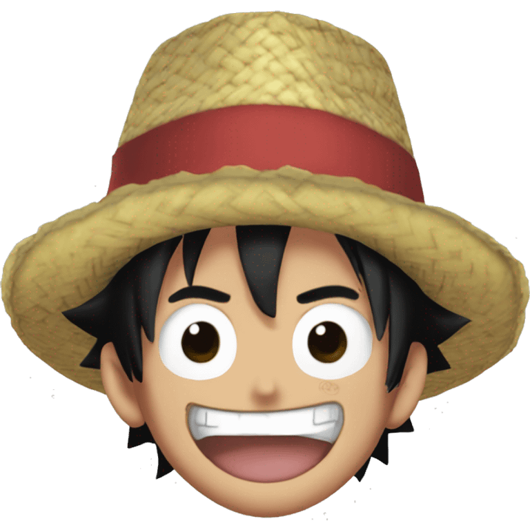 the character monkey d luffy from one piece emoji