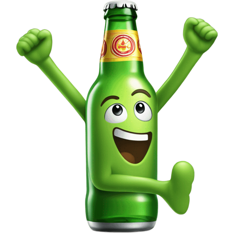 Beer Bottle Dancing emoji