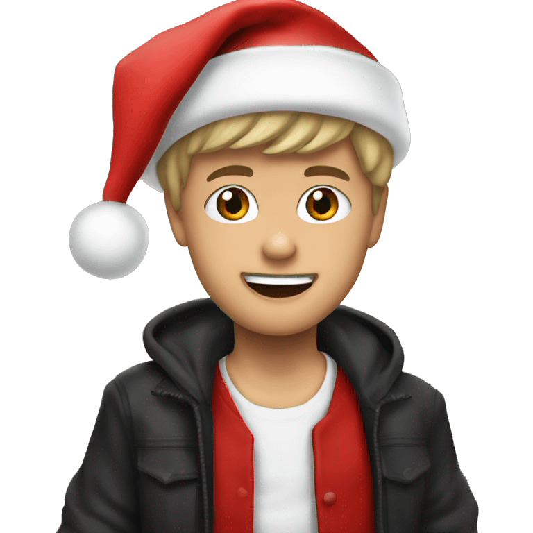 justin bieber as santa claus emoji